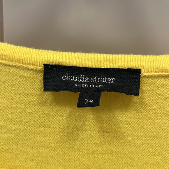 Claudia Strater Yellow Sweater/Top - Picture 2 of 5
